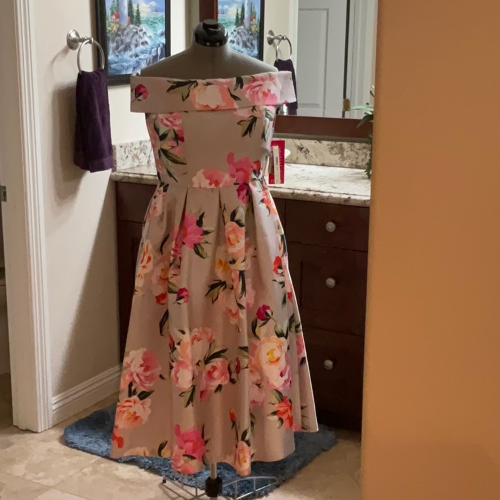 Eliza J floral party dress